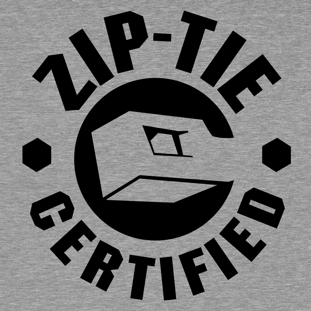 Zip Tie - Safety Yellow T-Shirt