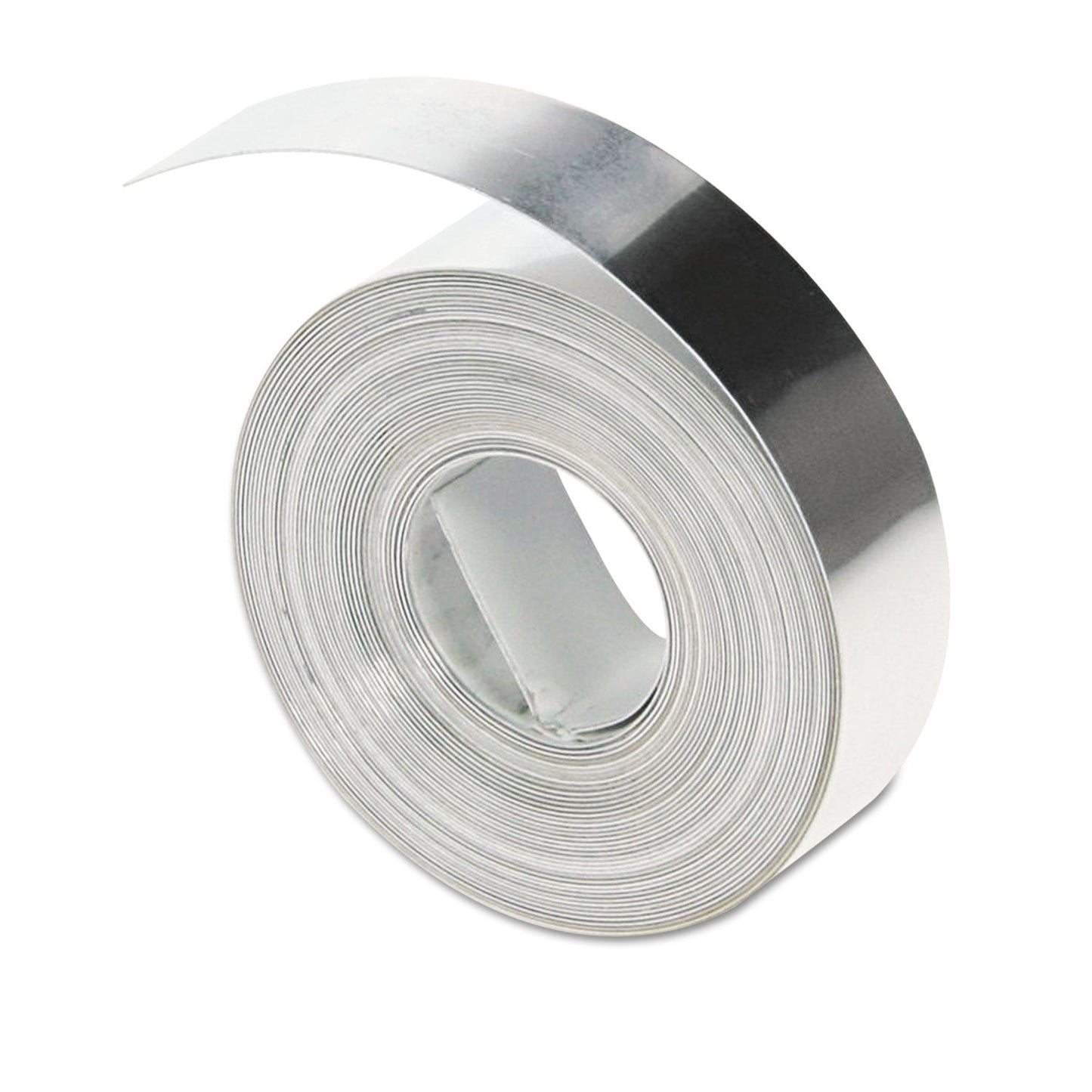 DYMO Rhino Metal Label Non-Adhesive Tape, 0.5" x 16 ft, Aluminum