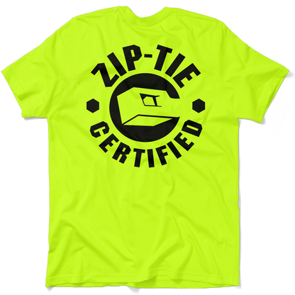 Zip Tie - Safety Yellow T-Shirt
